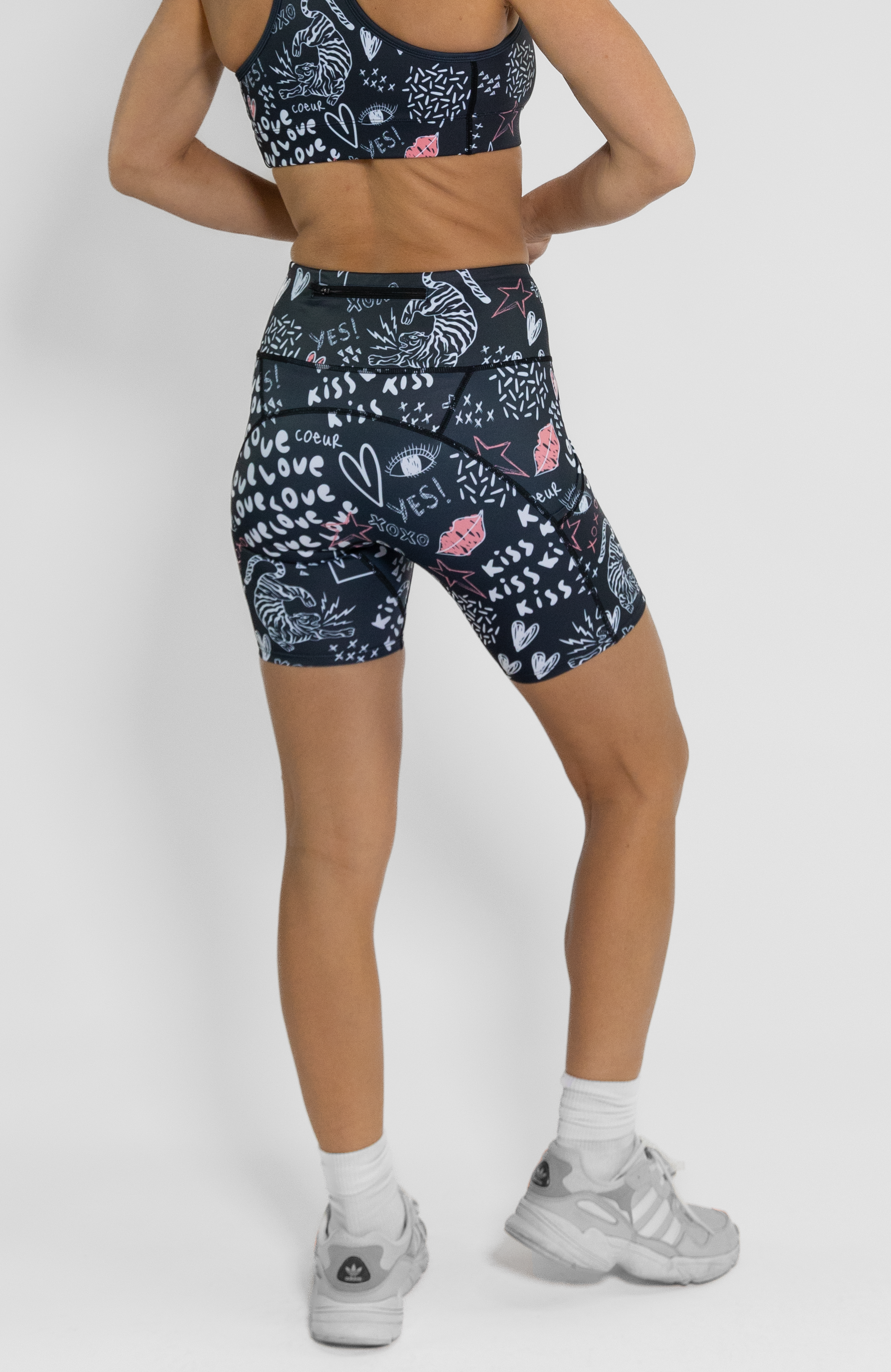 Coeur Sports 5 inch fitted run short Love Bomb Fitted Run Shorts