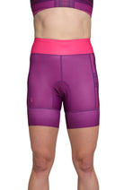 Coeur Sports 5 inch Powerband Tri Short Deep Purple Women's 5" Triathlon Shorts