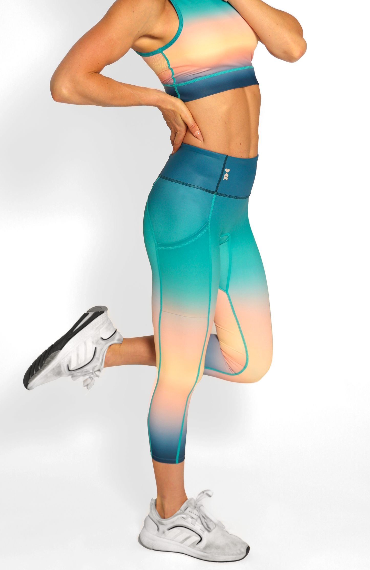 Coeur Sports 7/8 Tight Solar Flare Performance 7/8 Tights