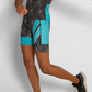 Coeur Sports 8 Inch Powerband Tri Short Filigree Women's 8" Triathlon Shorts