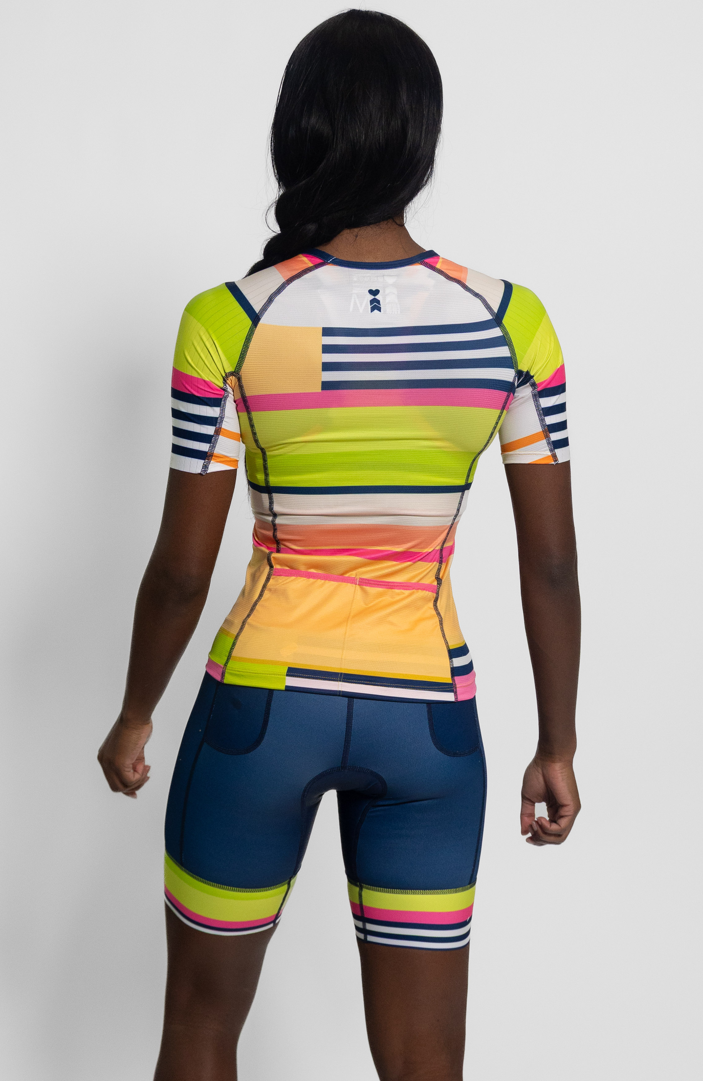 Coeur Sports Aero Tri Top Women's Sleeved Triathlon Aero Top in Meridian
