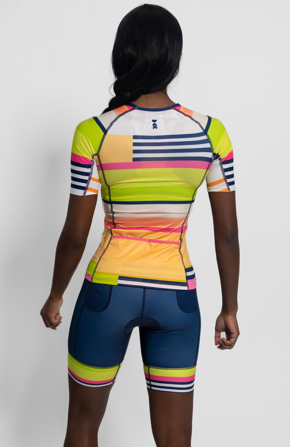 Coeur Sports Aero Tri Top Women's Sleeved Triathlon Aero Top in Meridian