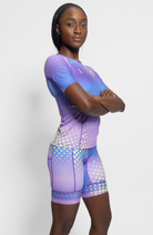 Coeur Sports Aero Tri Top Women's Sleeved Triathlon Aero Top in Plush