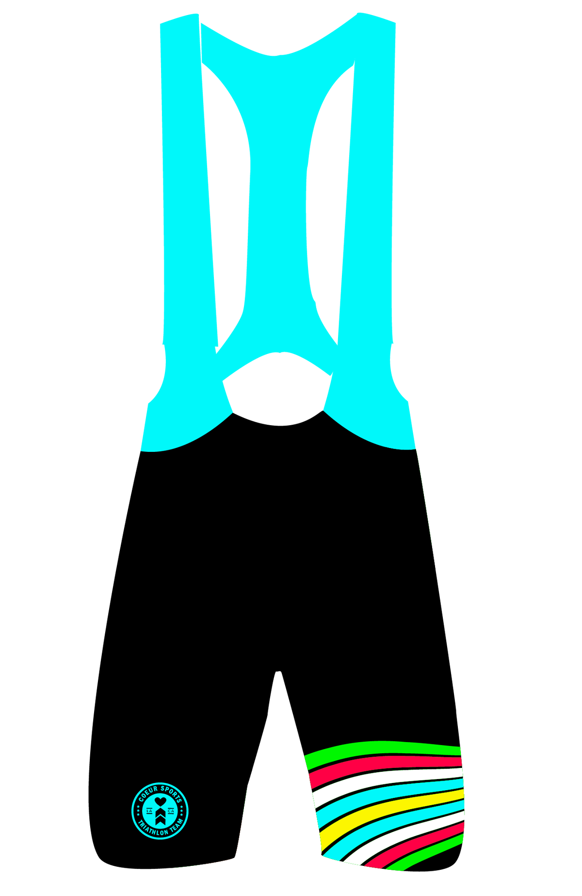 Coeur Sports Bib Short PRESALE Women's EZ Drop Cycling Bibs in Velo Club 26