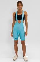 Coeur Sports Bib Short Women's Cycling Bibs in Turquoise