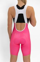 Coeur Sports Bib Short Women's EZ Drop Cycling Bibs in Bubblegum