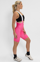 Coeur Sports Bib Short Women's EZ Drop Cycling Bibs in Bubblegum
