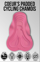 Coeur Sports Bib Short Women's EZ Drop Cycling Bibs in Wavelength