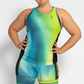 Coeur Sports Braless Tri Tank Aurora Women's Braless Triathlon Tank