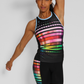 Coeur Sports Braless Tri Tank Cyberchic Women's Braless Triathlon Tank