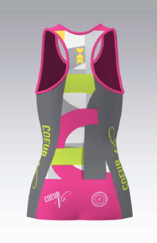 Coeur Sports Braless Tri Tank PRESALE: Velo Club 25 Braless Triathlon Tank