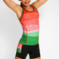 Coeur Sports Braless Tri Tank Watermelon Women's Braless Triathlon Tank