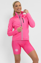 Coeur Sports Cycling Jacket Bubblegum Thermal Cycling Jacket