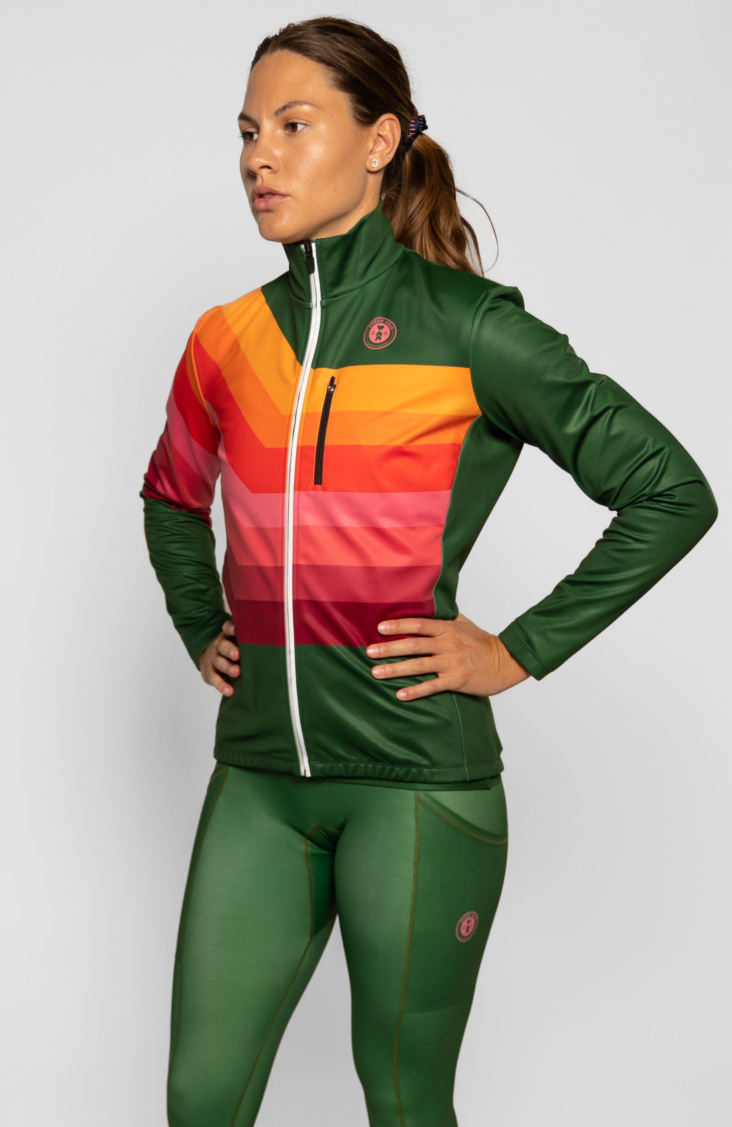 Coeur Sports Cycling Jacket Forest Thermal Jacket