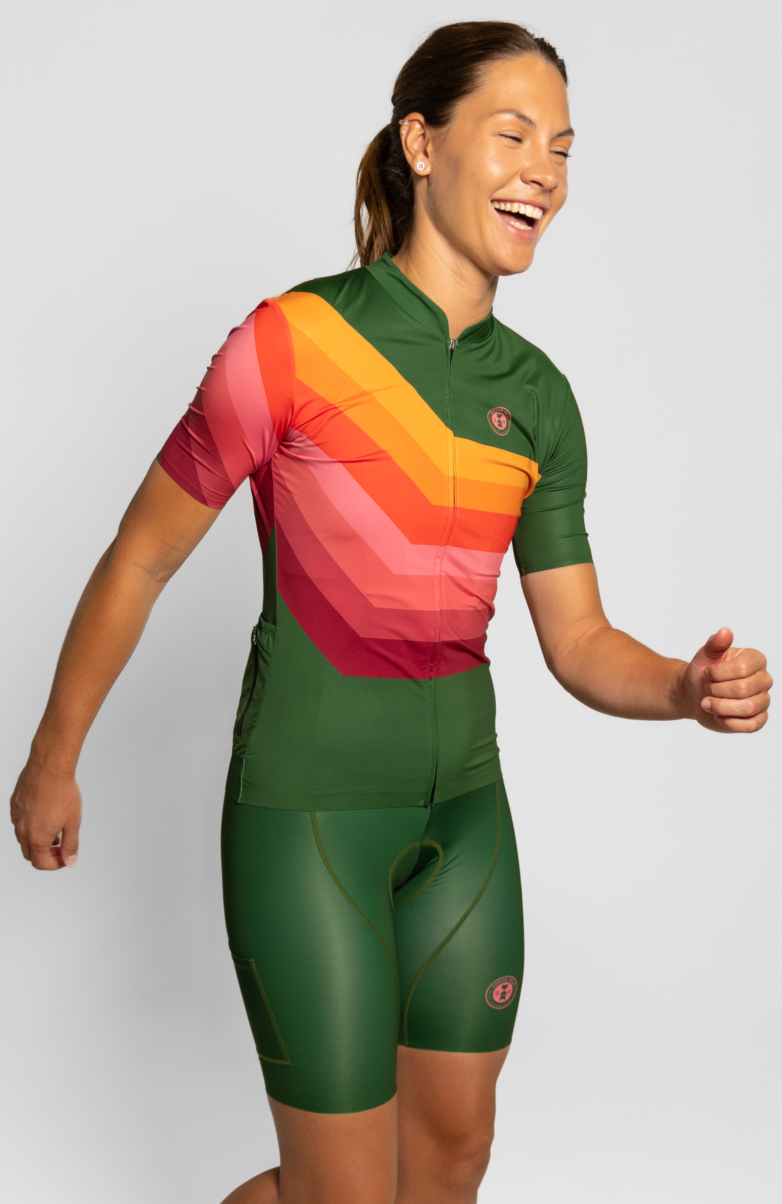Coeur Sports Cycling Jersey Forest Cycling Jersey