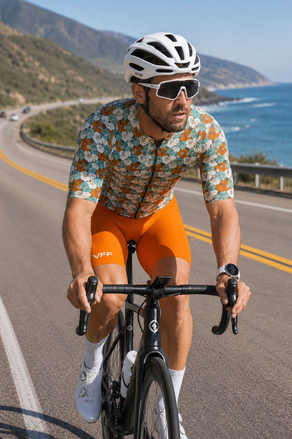 Coeur Sports Cycling Jersey Raptor Cycling Jersey in Mai Tai