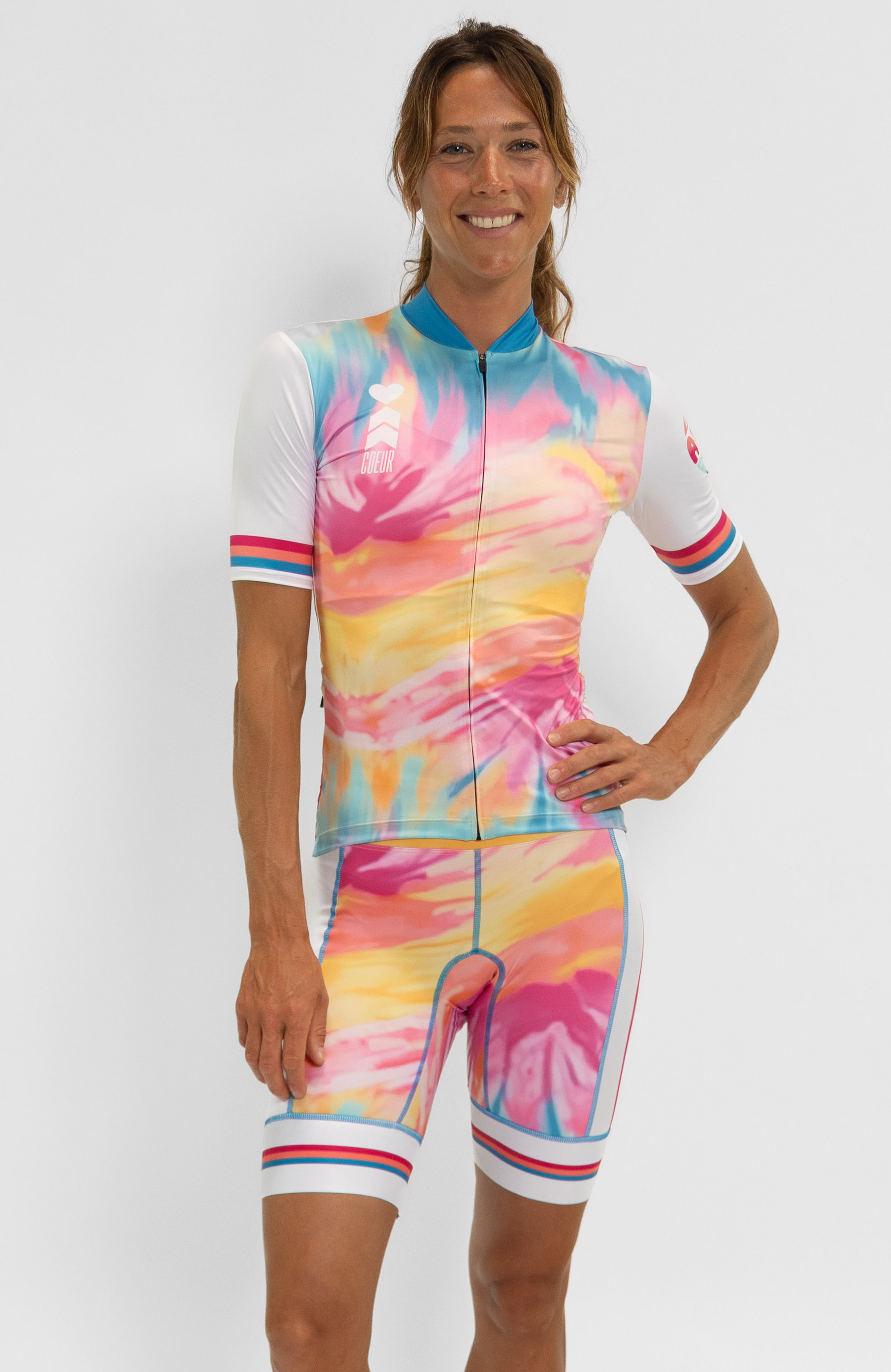 Coeur Sports Cycling Jersey Women's Cycling Jersey in Aloha