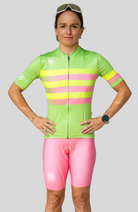 Coeur Sports Cycling Jersey Women's Cycling Jersey in Honeysuckle