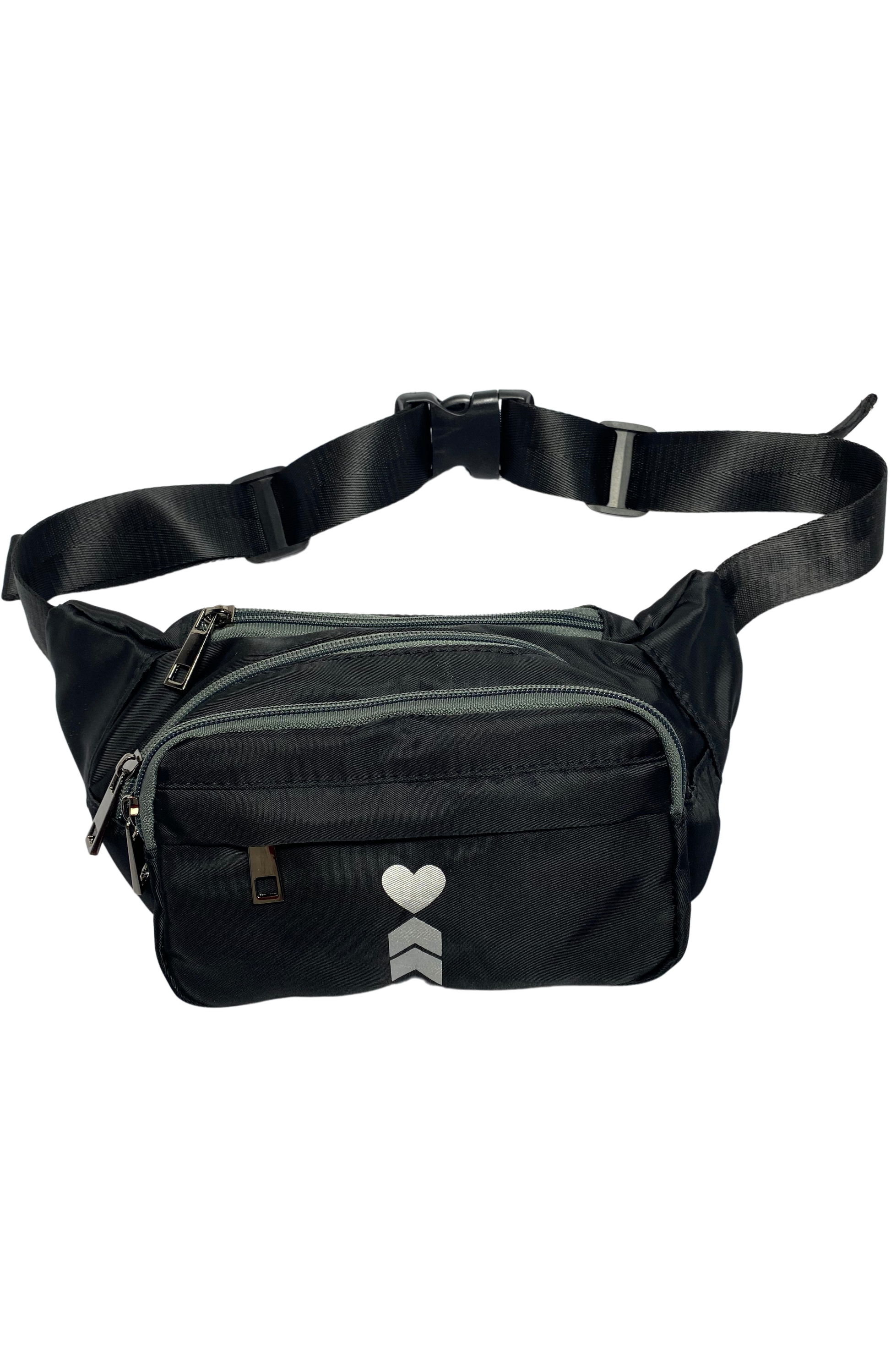 Coeur Sports Fanny Pack ONE SIZE / Black Coeur Logo Black Fanny Pack