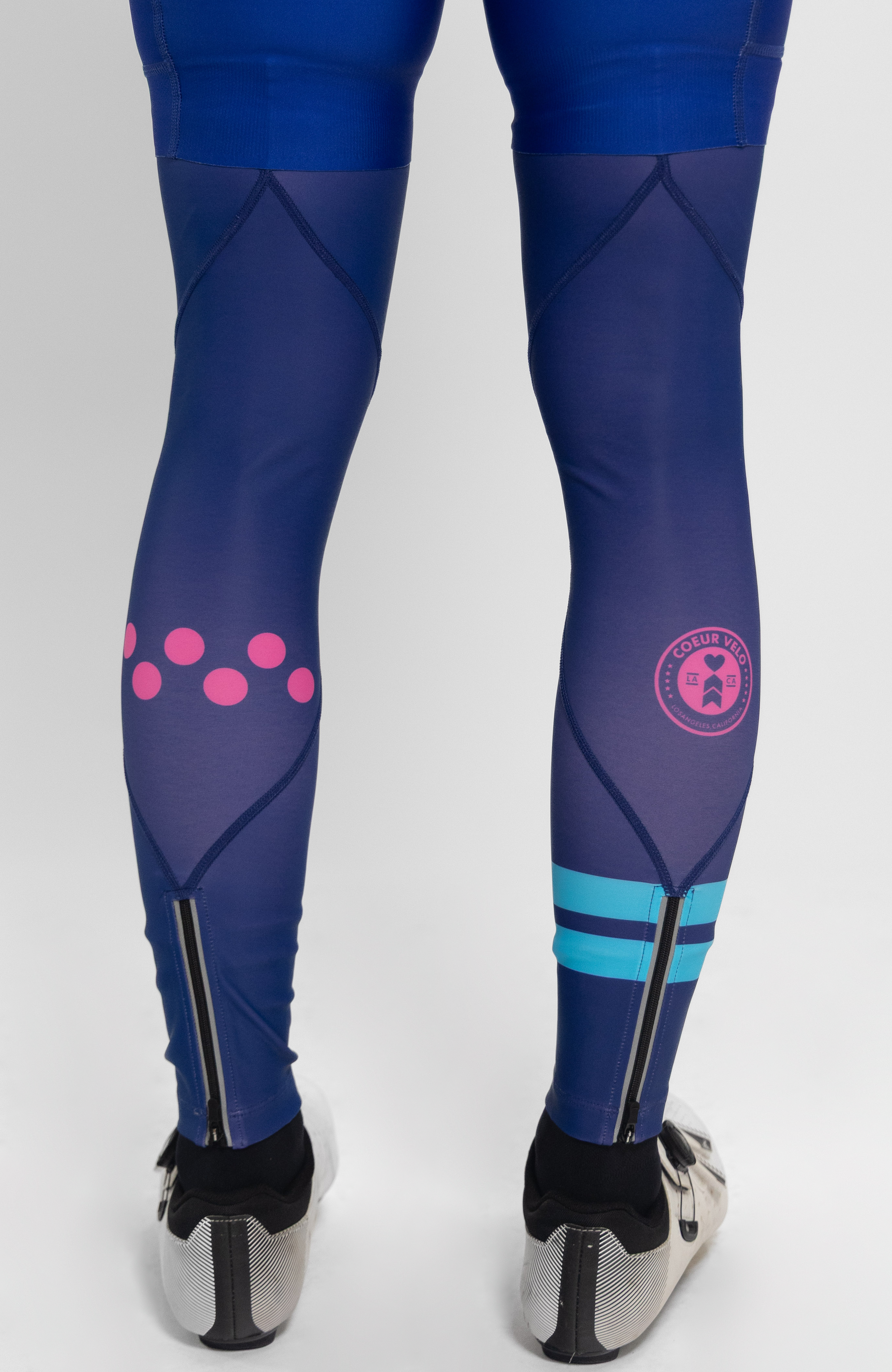 Coeur Sports Leg Warmer Thermal Leg Warmers in Wavelength