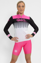 Coeur Sports Long Sleeve Cycling Jersey Thermal Cycling Jersey in Verbier