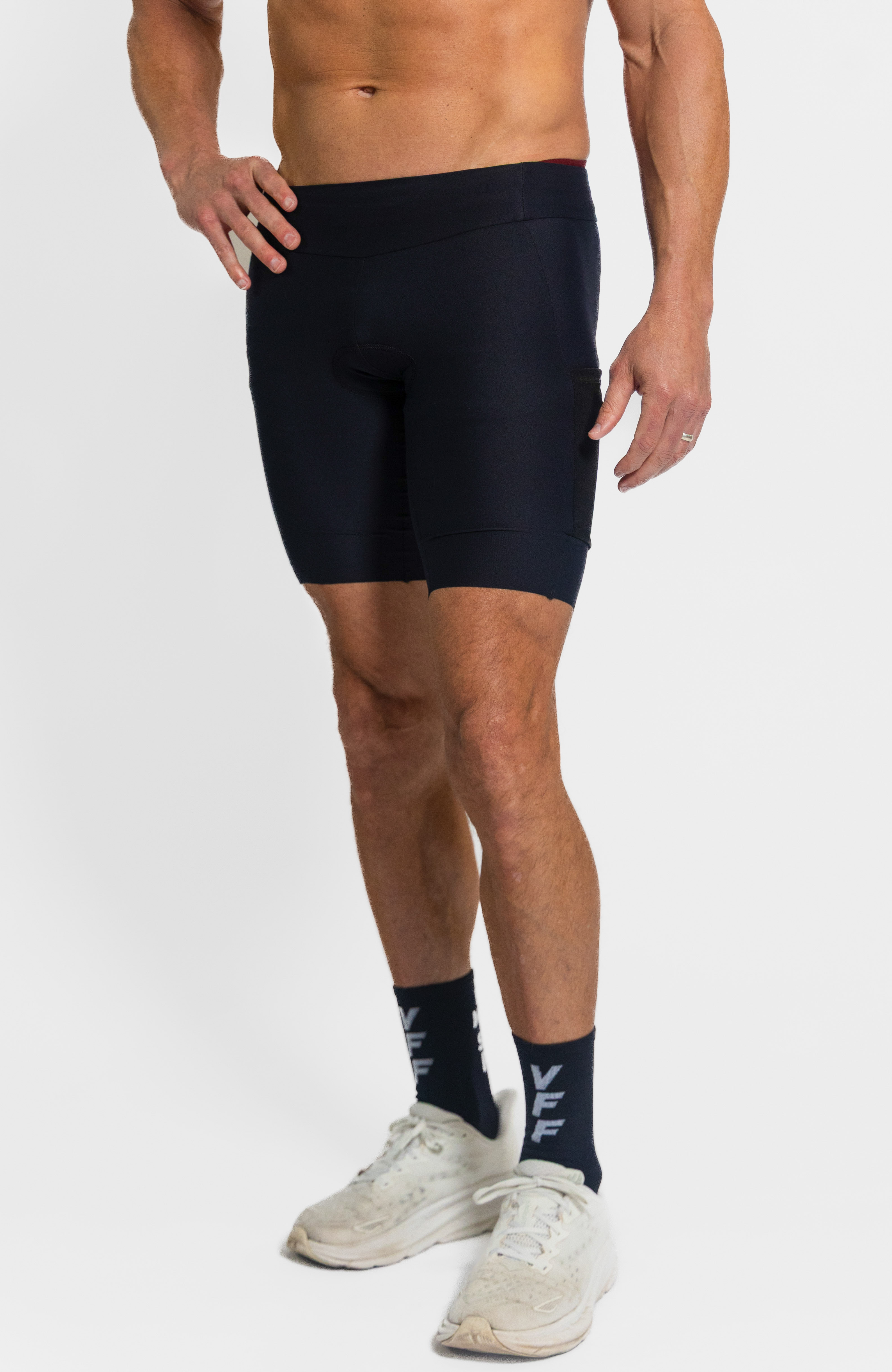 Coeur Sports Men Tri Short VFF Stealth Tri Short in Black