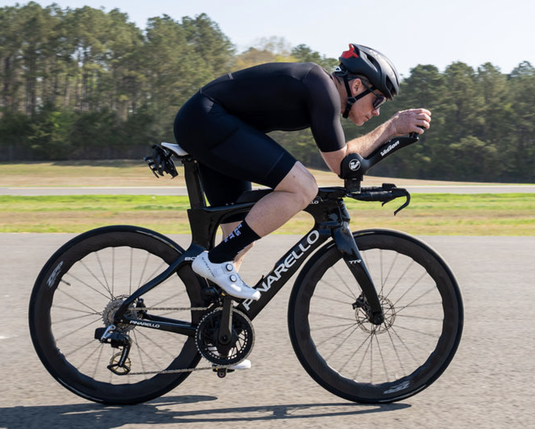 Coeur Sports MENS TRI SUIT SEPARATING ZIPPER Shadowblade Tri Suit in Black