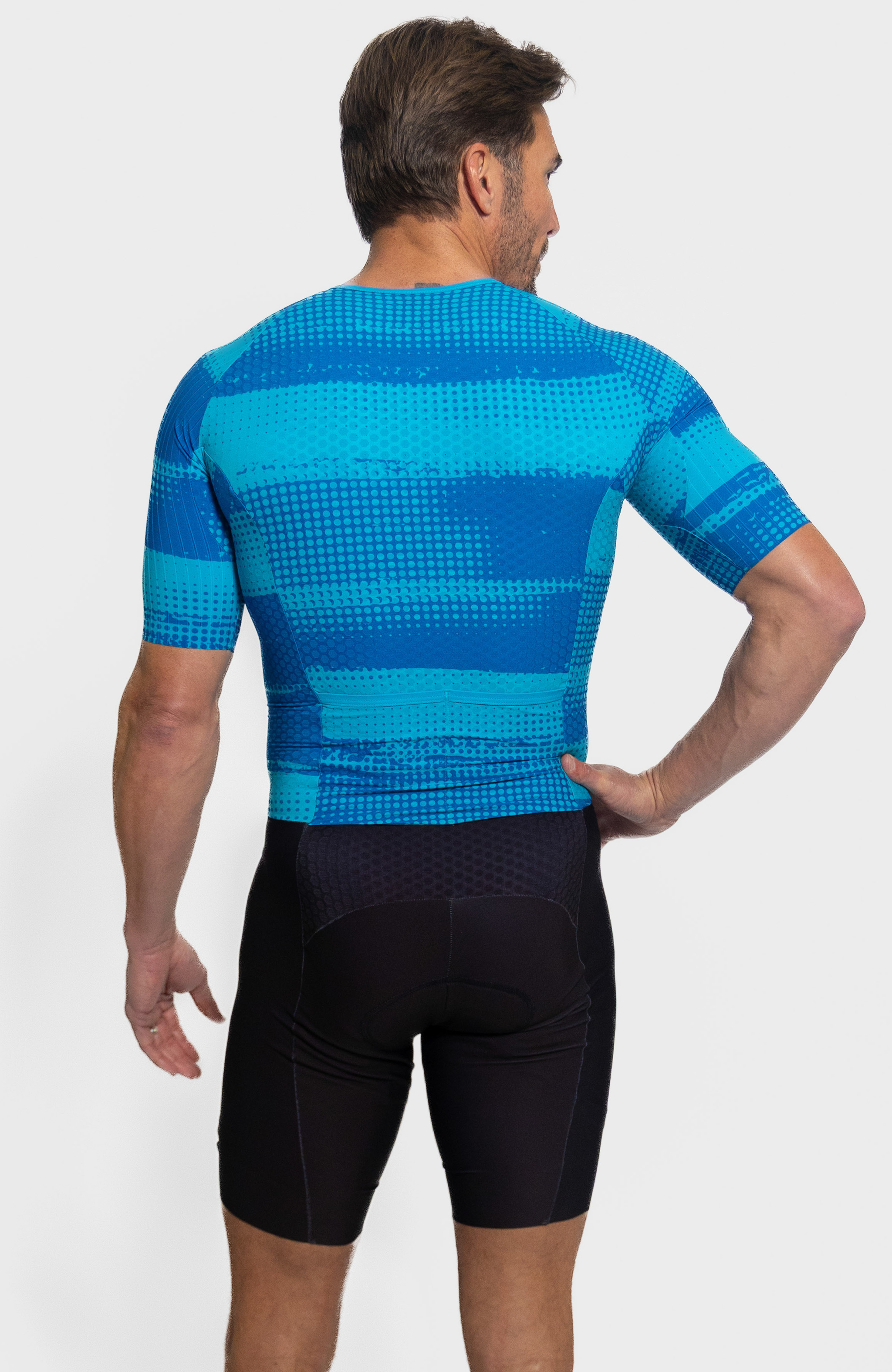 Coeur Sports MENS TRI SUIT SEPARATING ZIPPER Shadowblade Tri Suit in Reverb
