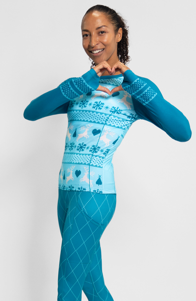 Merino Wool Run Top in Arctic – Coeur Sports