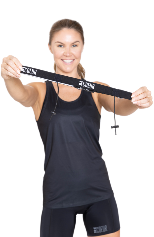 Coeur Sports Race Belt ONE SIZE / Black Coeur Race Belt