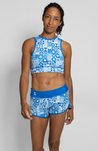 Coeur Sports Run Crop Top Kalevala Women's Running Tech Crop