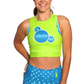 Coeur Sports Run Crop Top PRESALE! Collective Beat 23 Women's Running Tech Crop Top