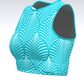 Coeur Sports Run Crop Top PRESALE! Filigree Women's Running Tech Crop