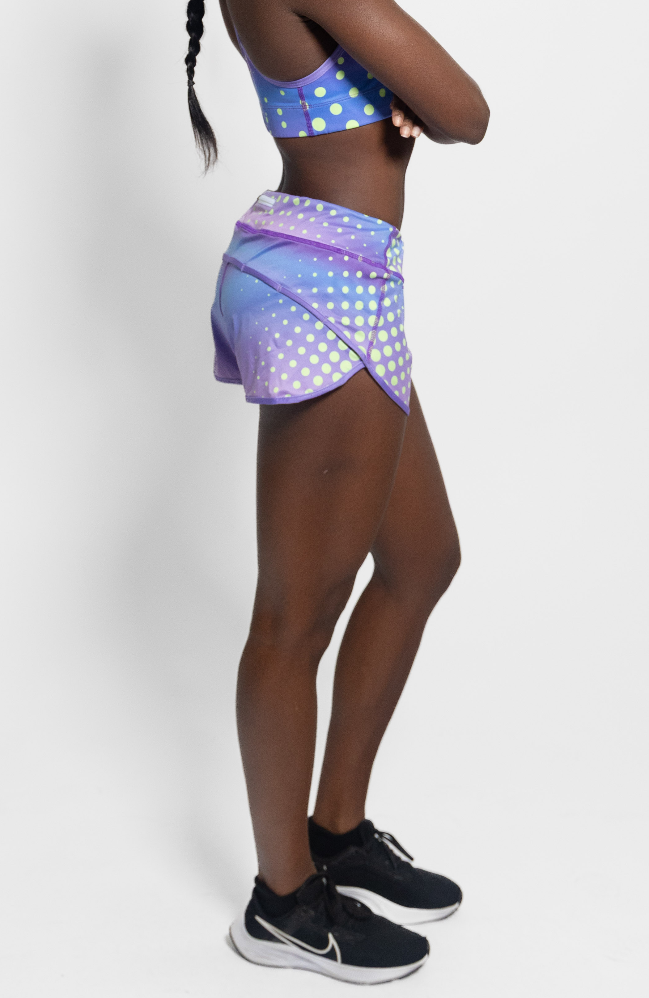 Coeur Sports Run Short Women's Running Shorts in Plush