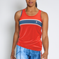 Coeur Sports Run Singlet Denim Ring Women's Running Singlet