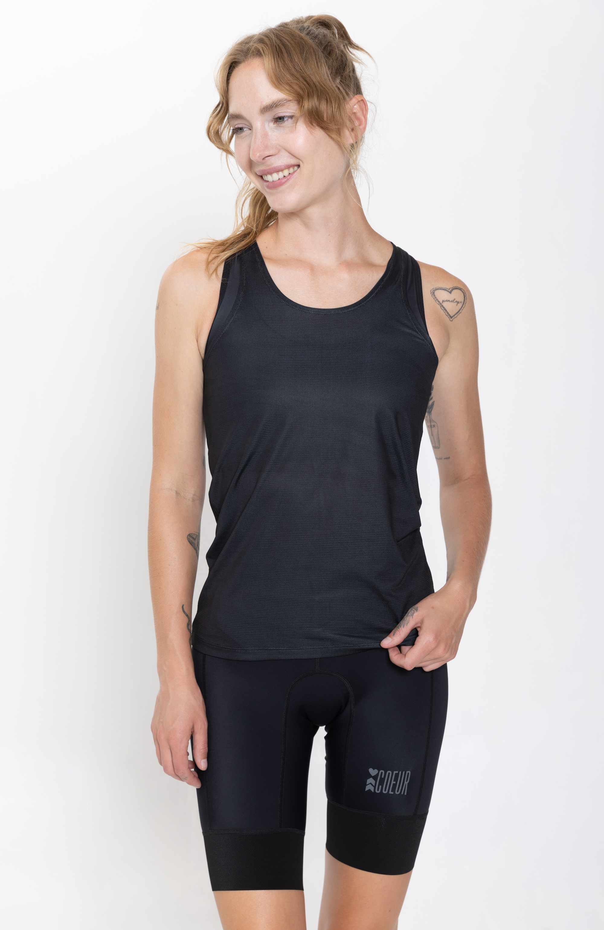 Little Black Women's Running Singlet – Coeur Sports