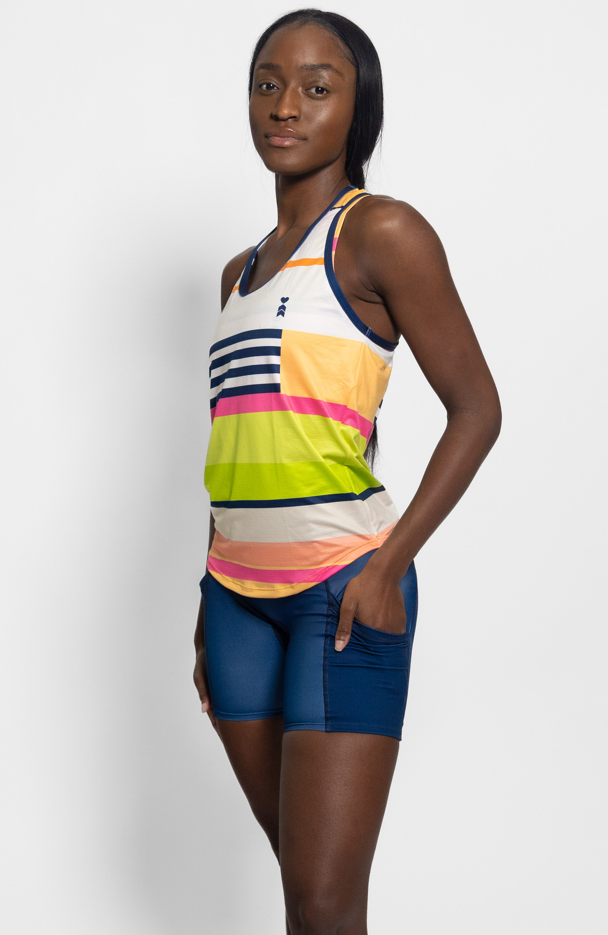 Coeur Sports Run Tank Women's Running Tank in Meridian