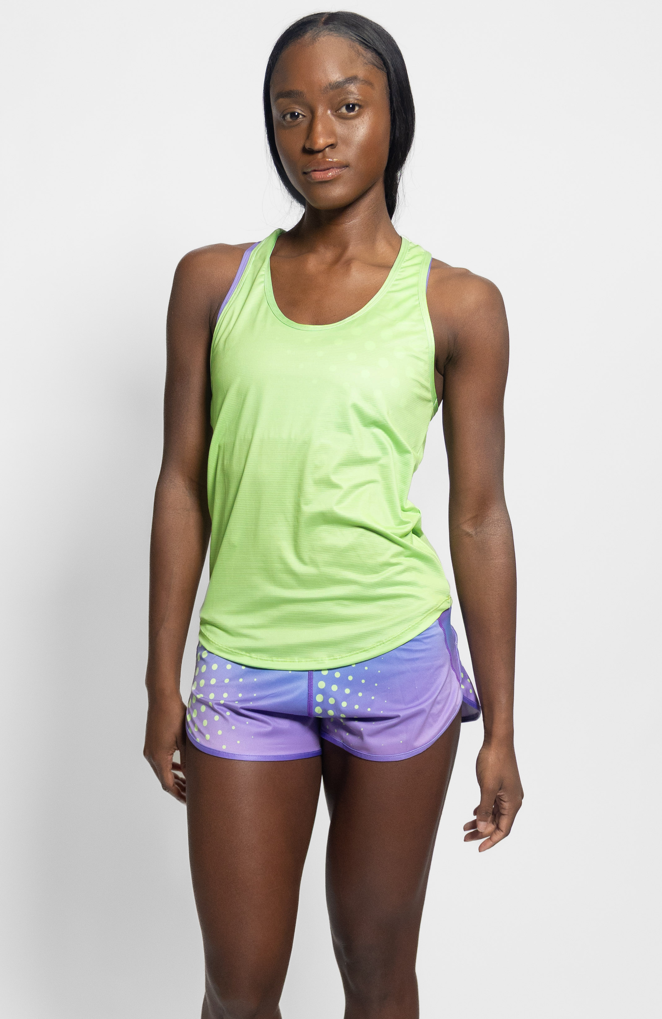 Coeur Sports Run Tank Women's Running Tank in Plush