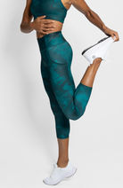 Coeur Sports Run Tights Jade Performance 7/8 Running Tights