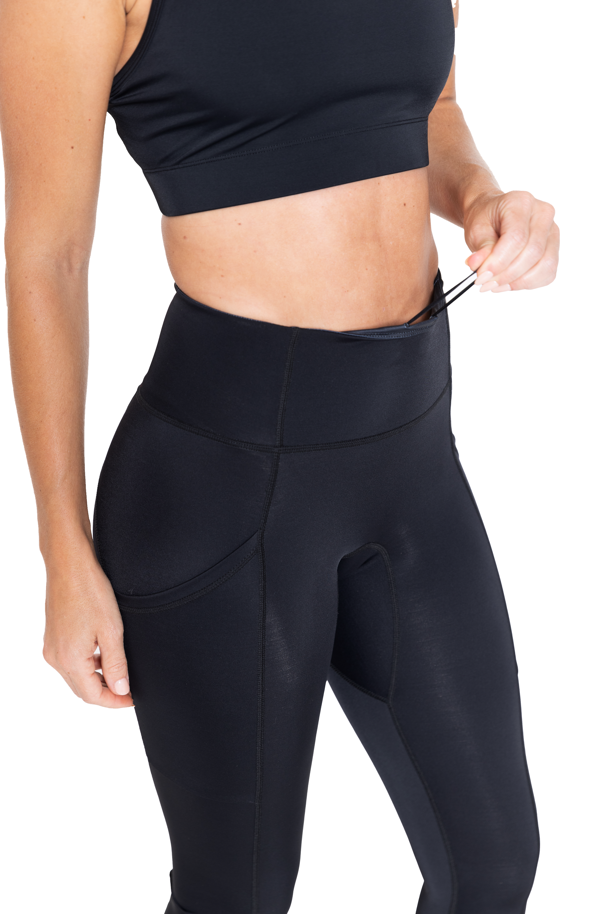 Coeur Sports Run Tights Little Black Running Tights