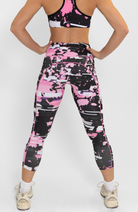 Coeur Sports Run Tights Performance Running Capri in Hard Candy