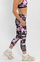 Coeur Sports Run Tights Performance Running Capri in Hard Candy