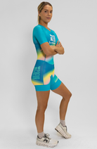 Coeur Sports Sleeved Tri Suit 3/4 Zip Sleeved Trisuit in Team 26