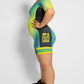 Coeur Sports Sleeved Tri Suit Aurora Women's Sleeved One Piece Triathlon Suit