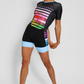 Coeur Sports Sleeved Tri Suit Cyberchic Women's Sleeved One Piece Triathlon Suit