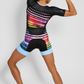 Coeur Sports Sleeved Tri Suit Cyberchic Women's Sleeved One Piece Triathlon Suit