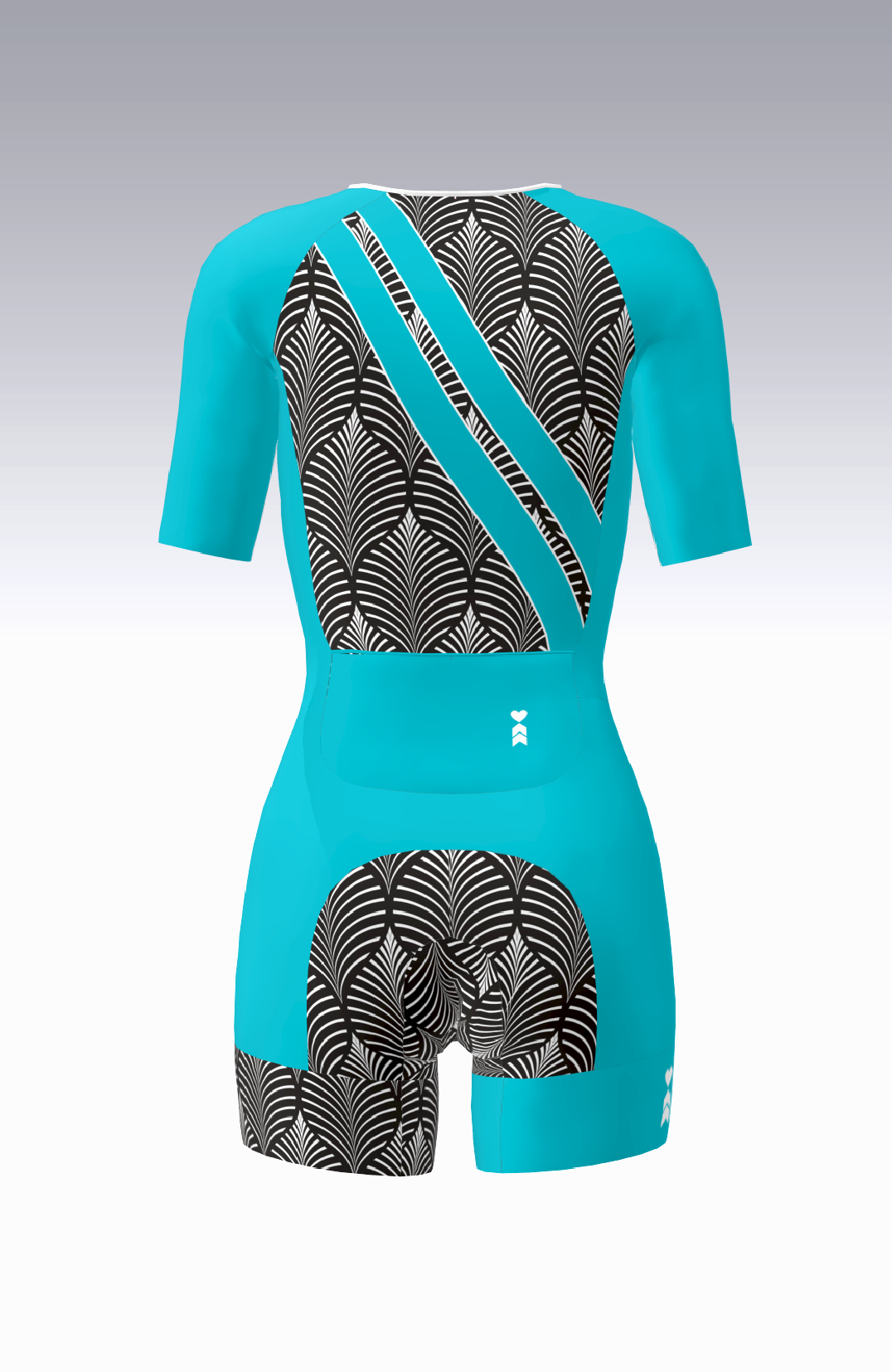 Coeur Sports Sleeved Tri Suit PRESALE! Filigree Women's Sleeved One Piece Triathlon Suit