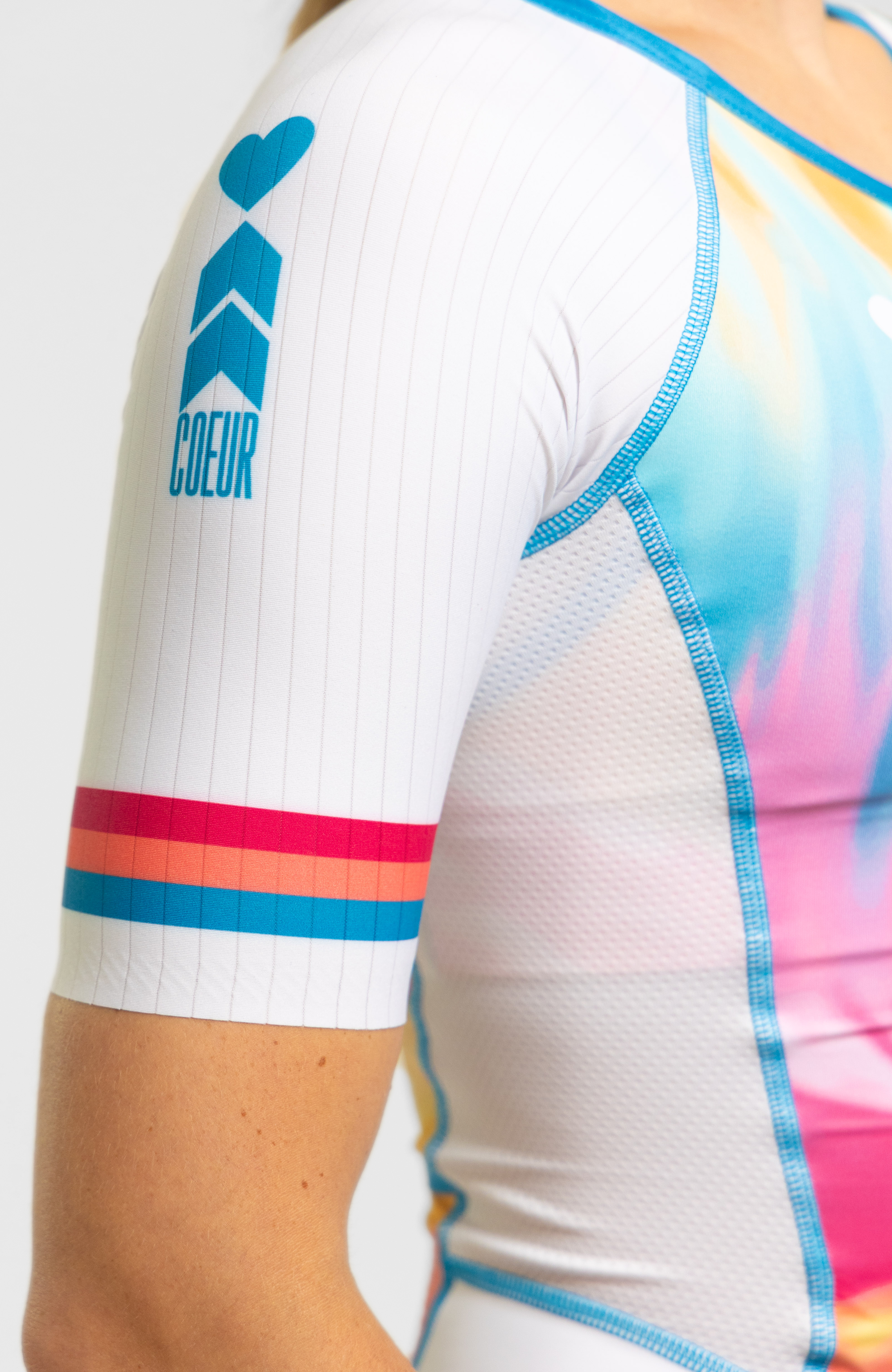 Coeur Sports Sleeved Tri Suit Sleeved Trisuit in Aloha