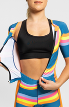 Coeur Sports Sleeved Tri Suit Sleeved Trisuit in Groovy