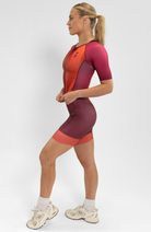 Coeur Sports Sleeved Tri Suit Sleeved Trisuit in Sunburst
